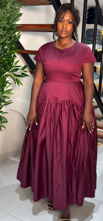 Maroon dress